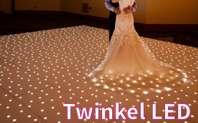 Verlichte LED dansvloer TWINKEL