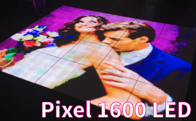 Verlichte LED dansvloer PIXEL 1600
